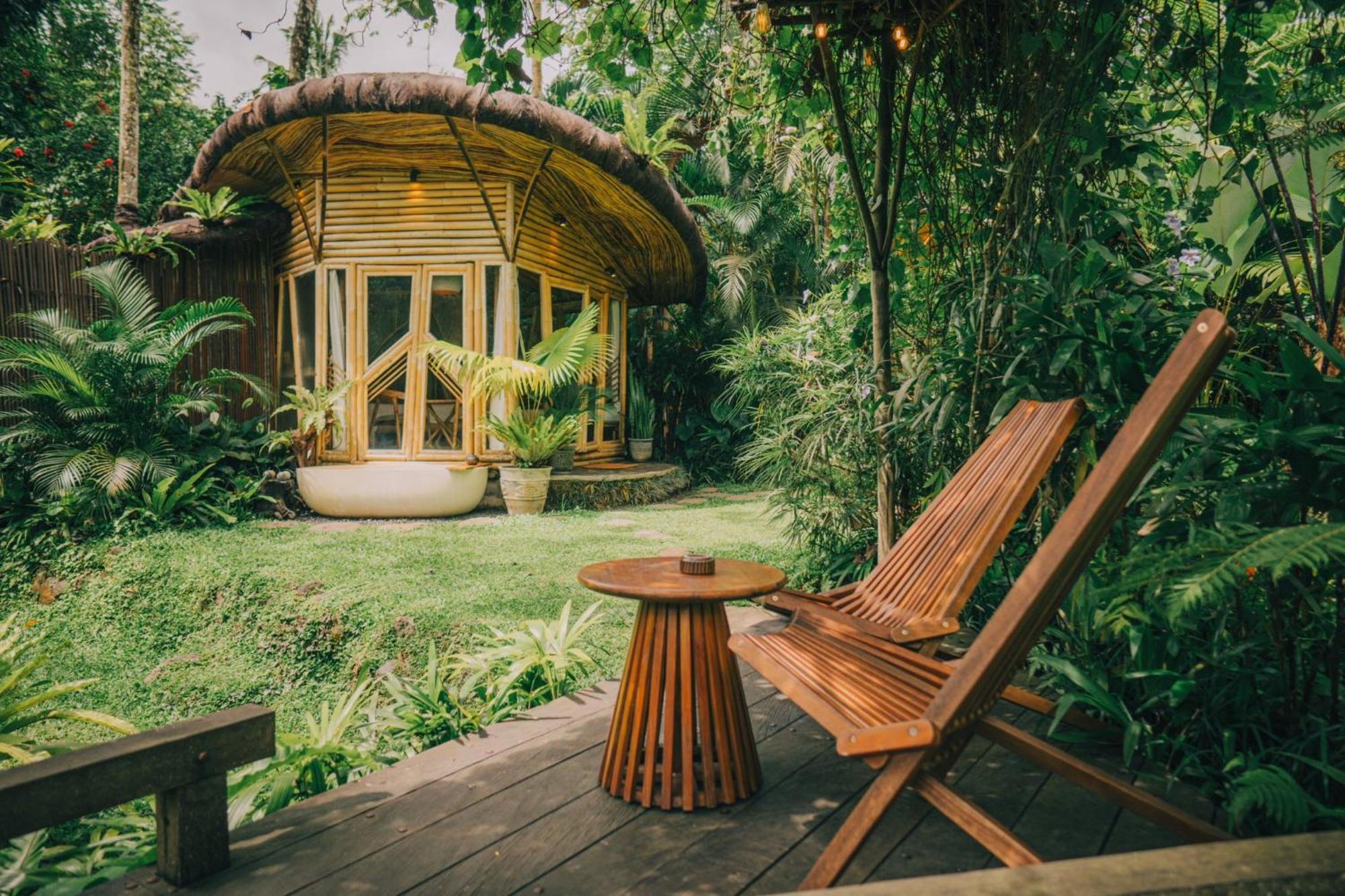 Willa Hideout Eco Bamboo House Bali Selat Zewnętrze zdjęcie
