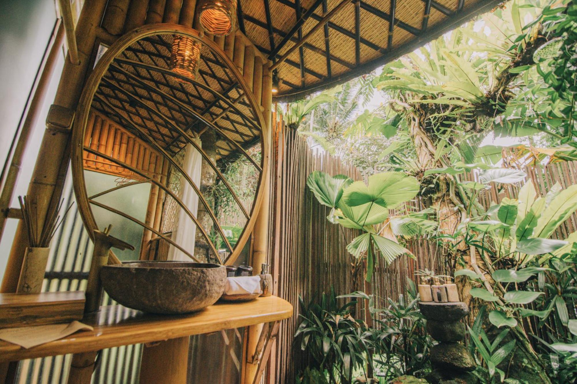 Willa Hideout Eco Bamboo House Bali Selat Zewnętrze zdjęcie