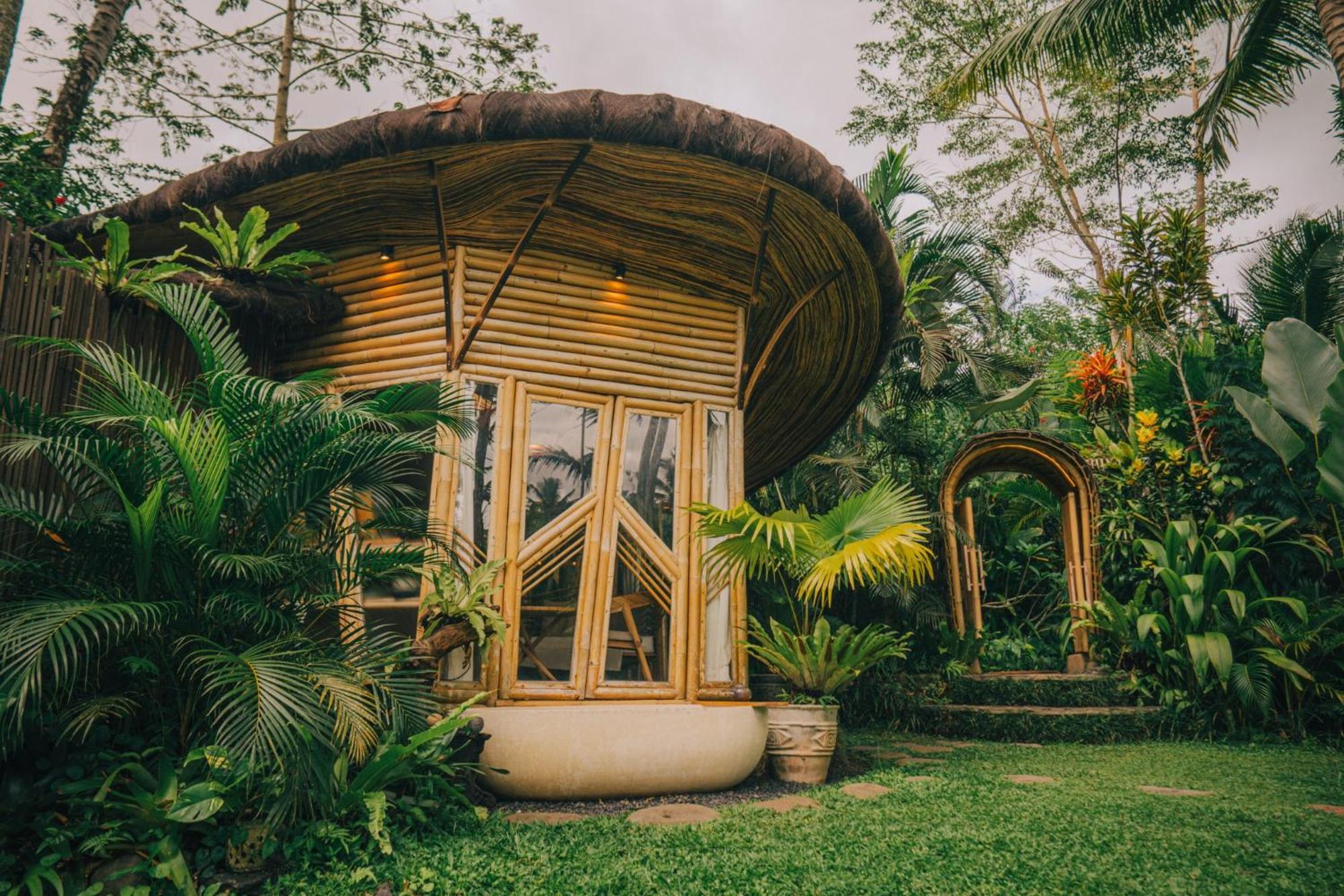 Willa Hideout Eco Bamboo House Bali Selat Zewnętrze zdjęcie