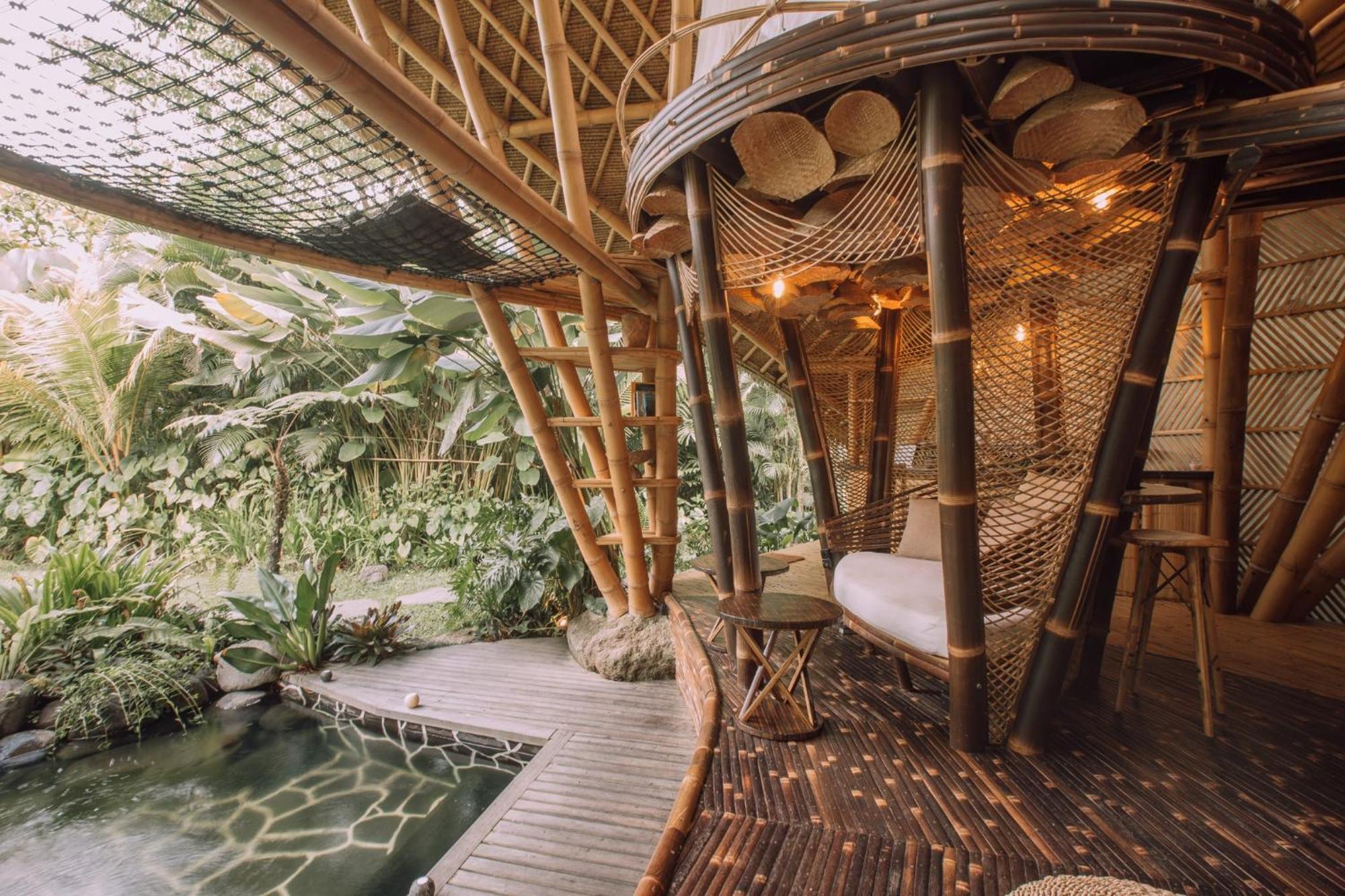 Willa Hideout Eco Bamboo House Bali Selat Zewnętrze zdjęcie