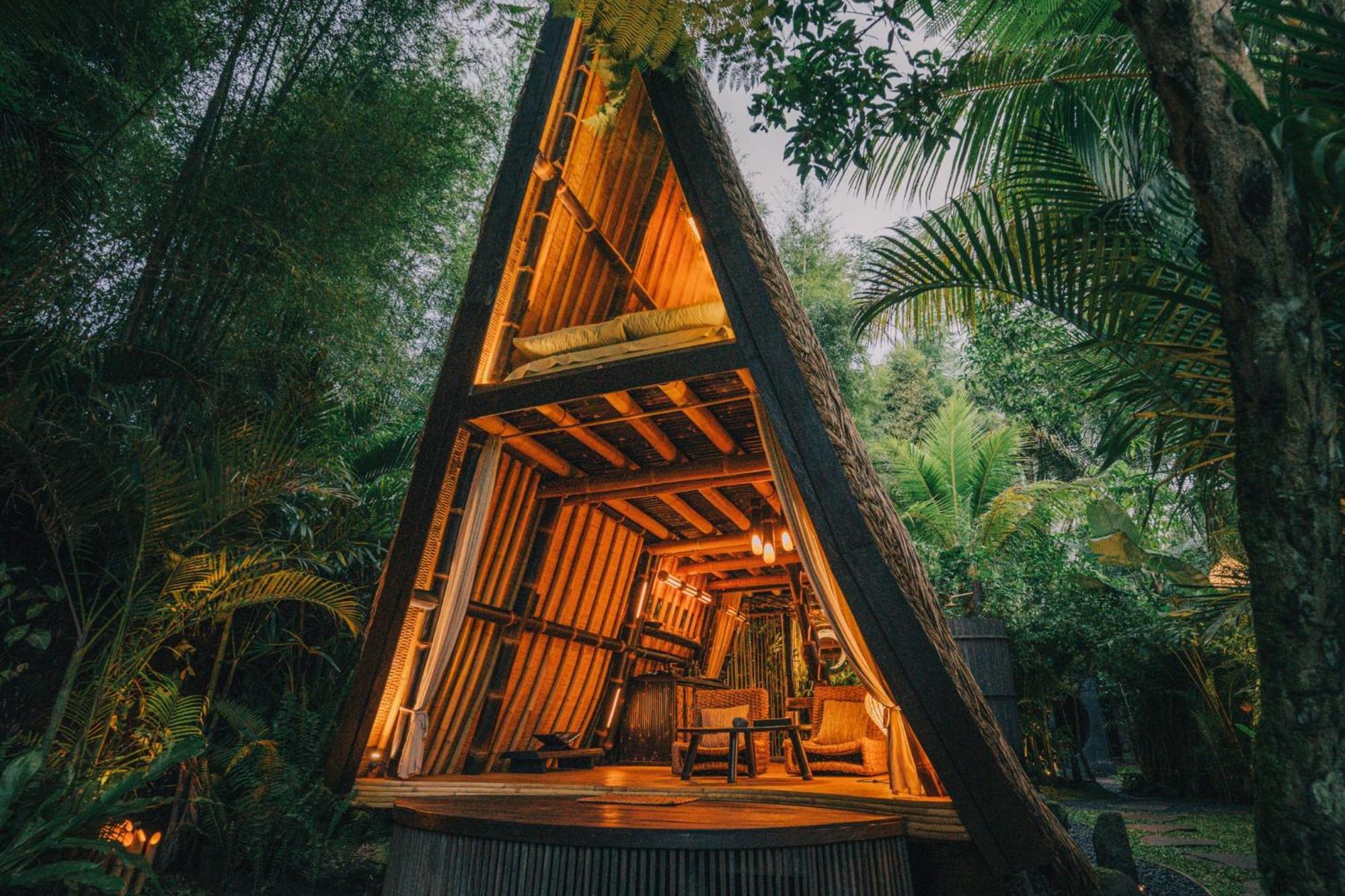 Willa Hideout Eco Bamboo House Bali Selat Zewnętrze zdjęcie
