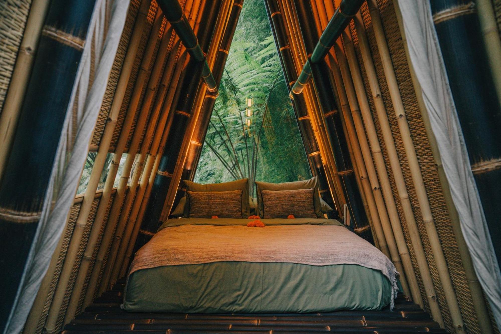 Willa Hideout Eco Bamboo House Bali Selat Zewnętrze zdjęcie