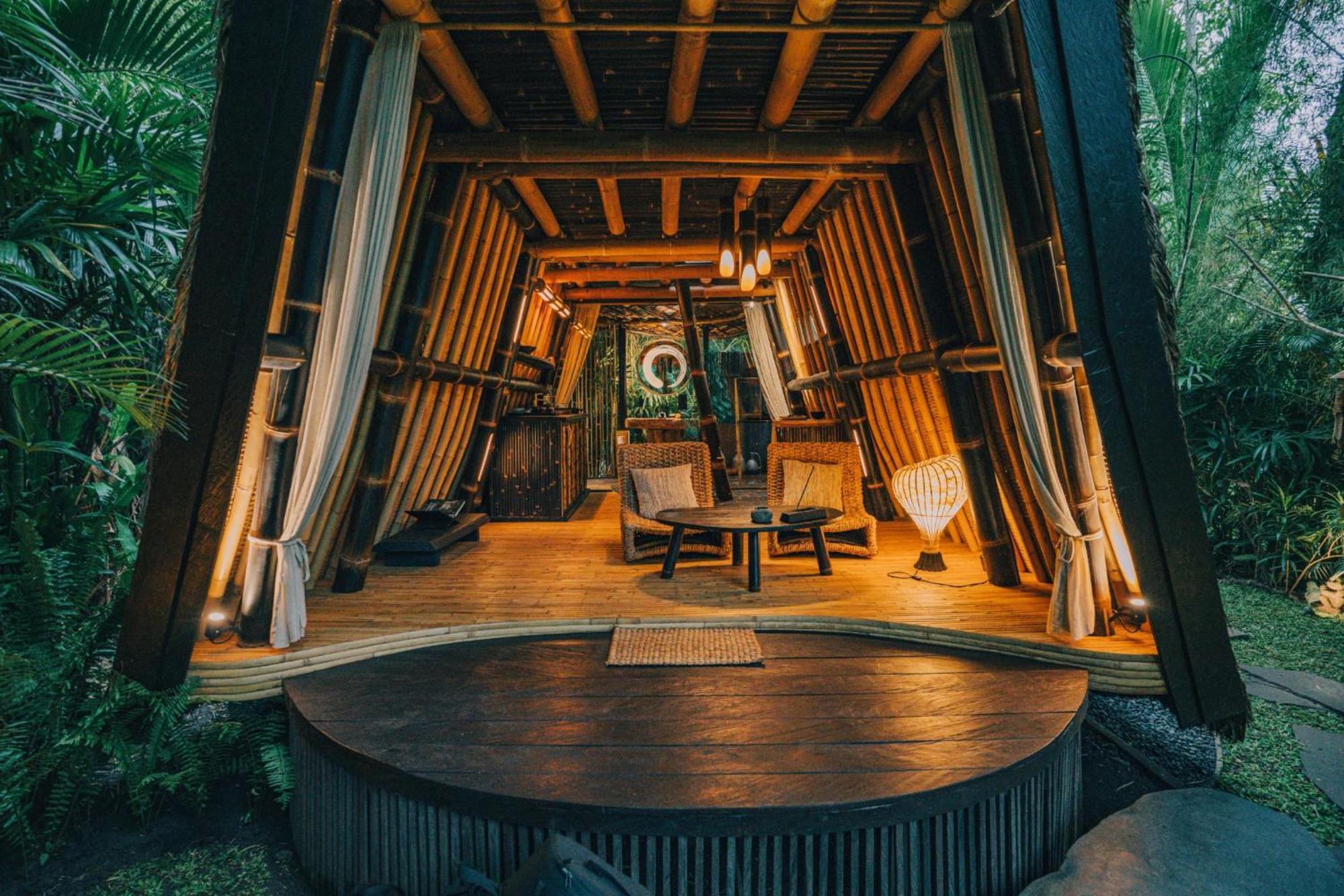 Willa Hideout Eco Bamboo House Bali Selat Zewnętrze zdjęcie