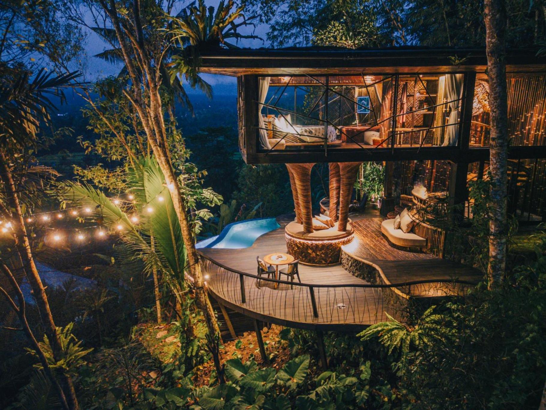 Willa Hideout Eco Bamboo House Bali Selat Zewnętrze zdjęcie