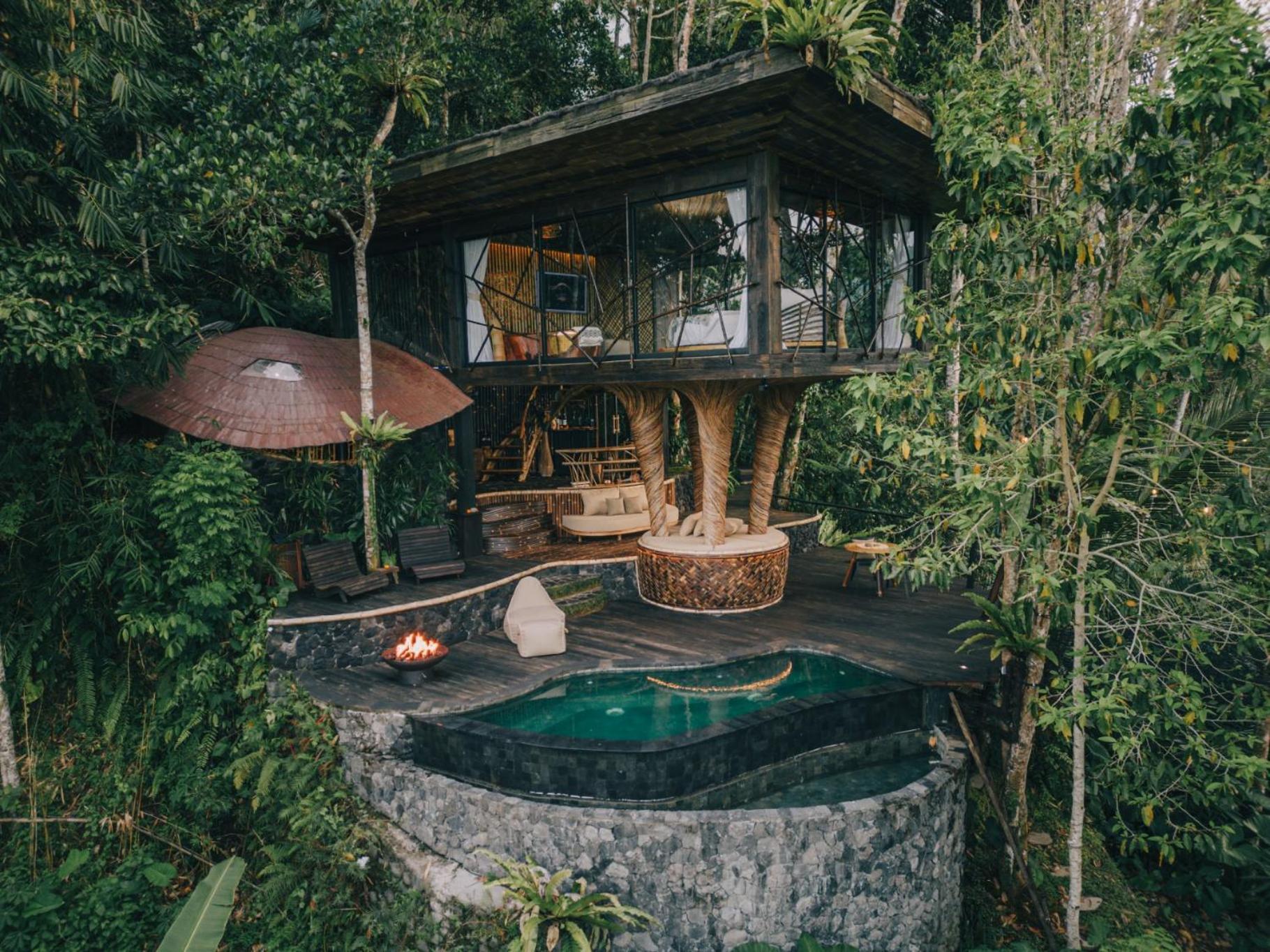 Willa Hideout Eco Bamboo House Bali Selat Pokój zdjęcie