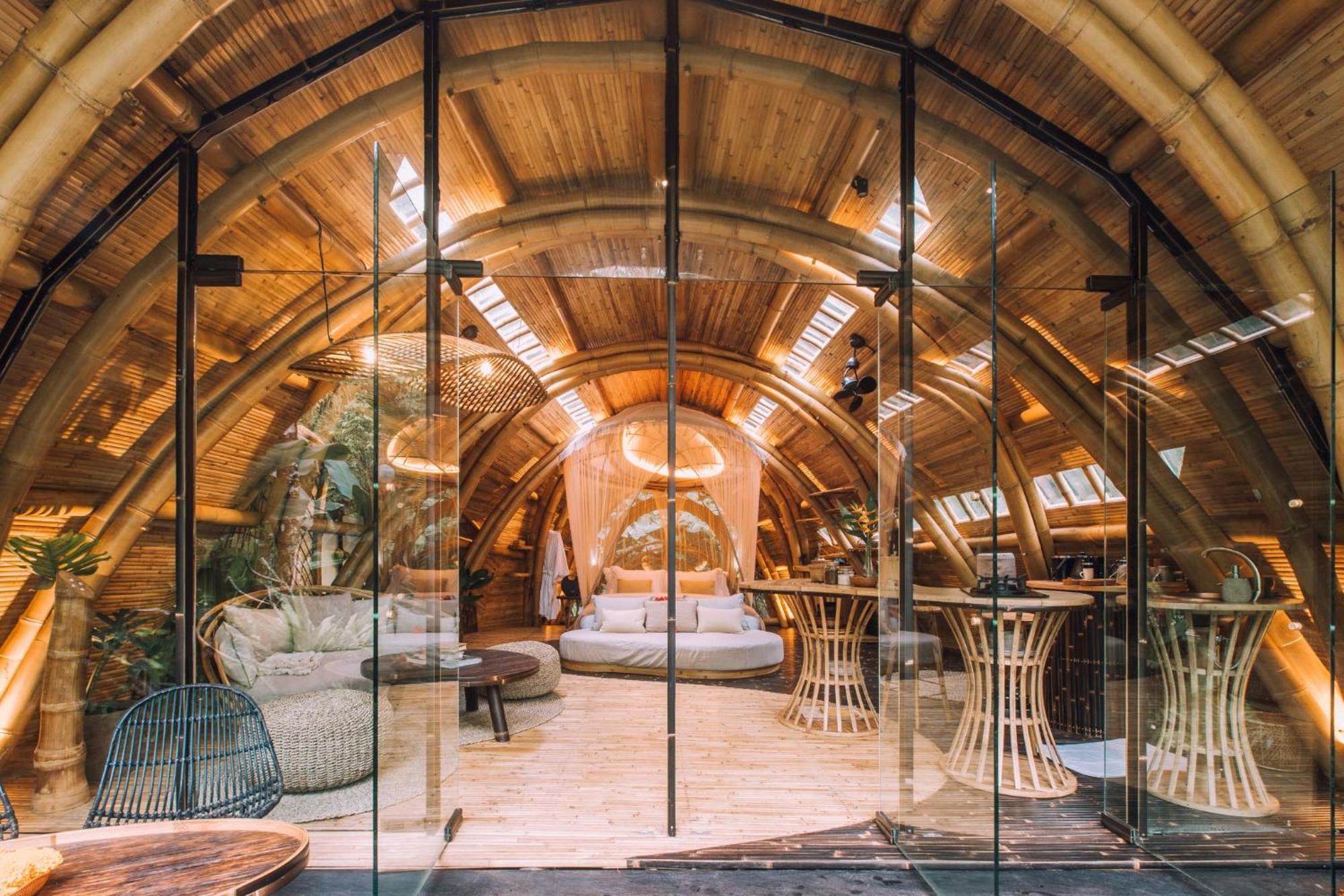 Willa Hideout Eco Bamboo House Bali Selat Zewnętrze zdjęcie