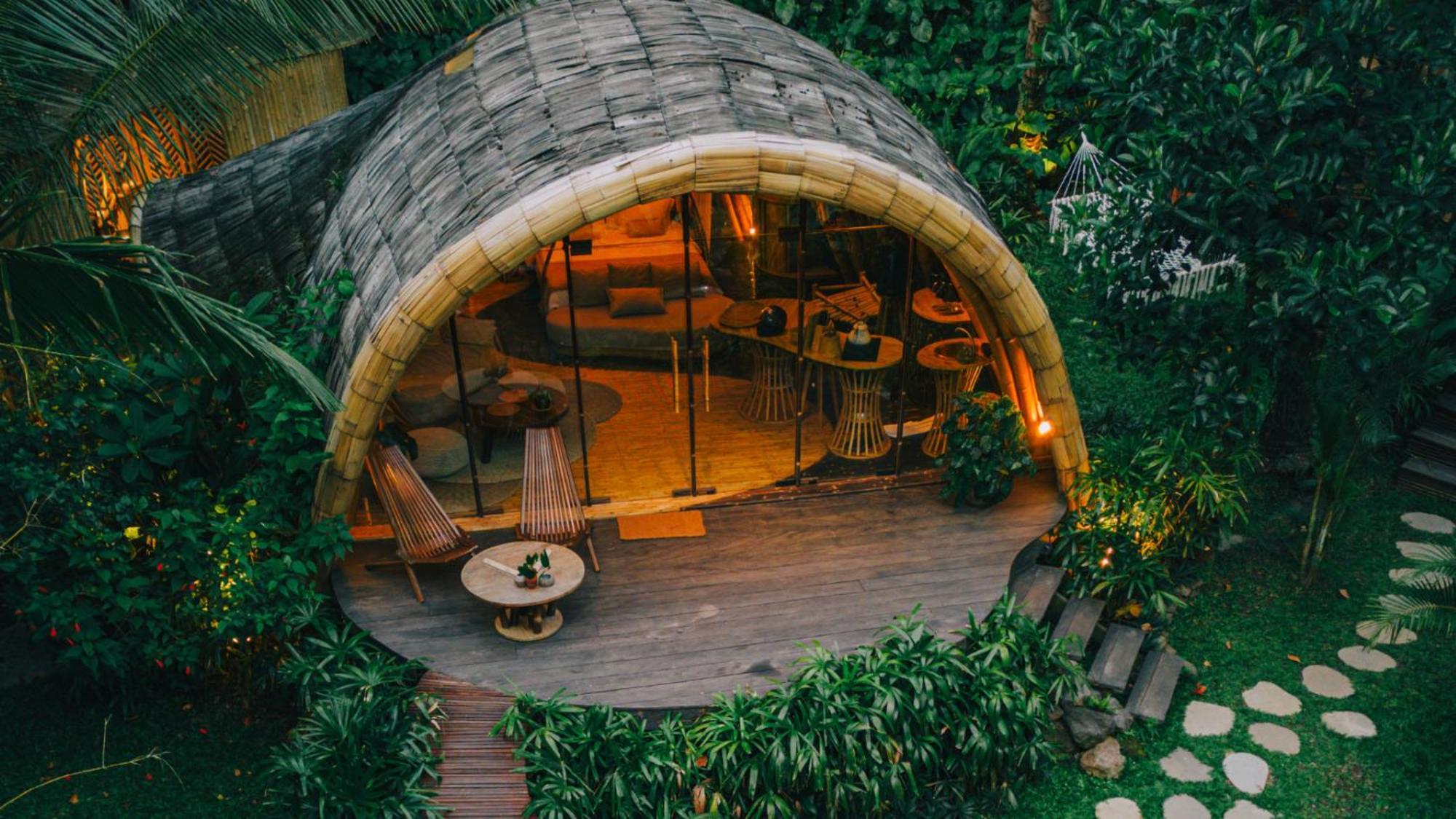 Willa Hideout Eco Bamboo House Bali Selat Zewnętrze zdjęcie