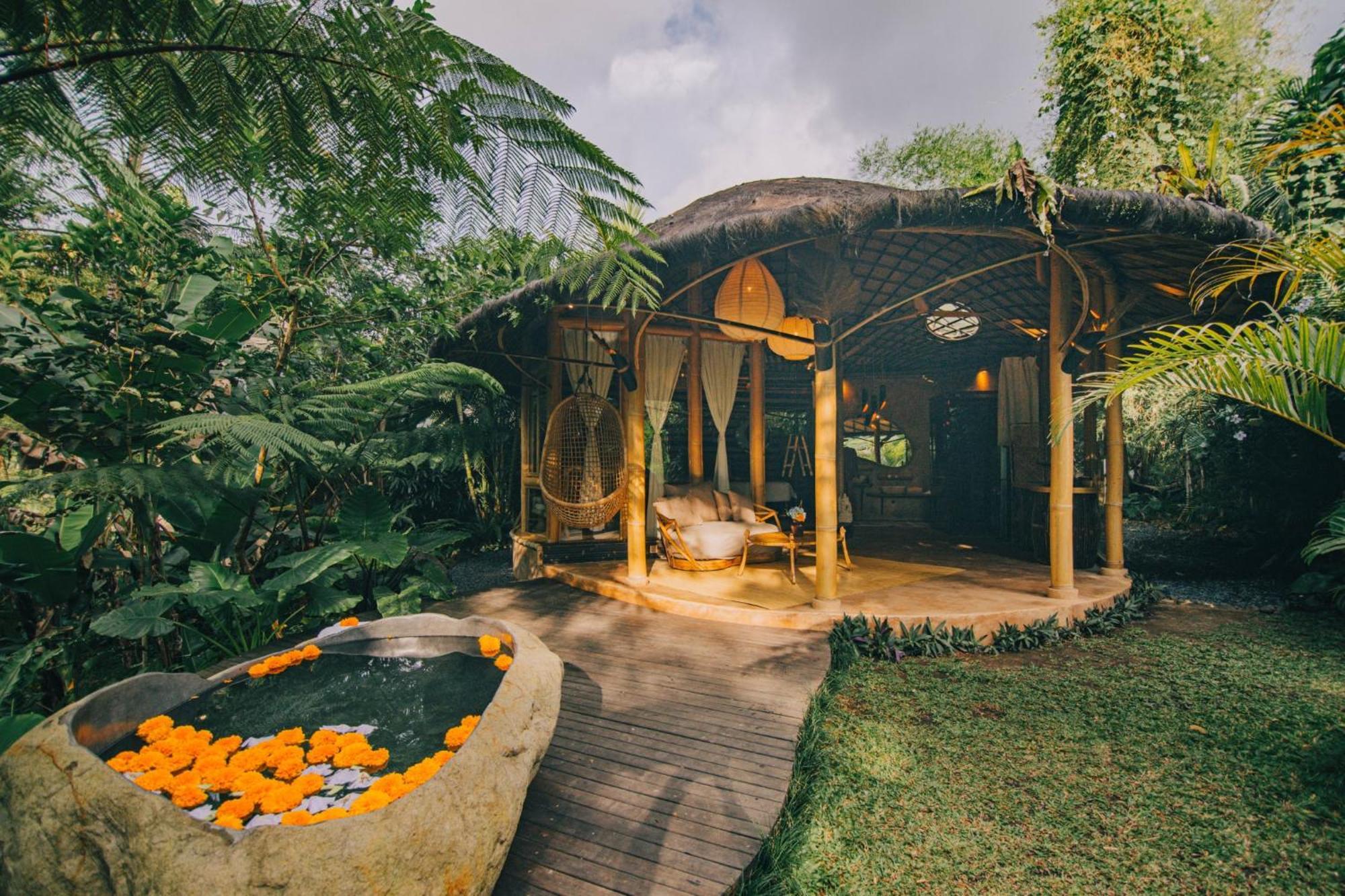 Willa Hideout Eco Bamboo House Bali Selat Zewnętrze zdjęcie